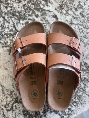 Birkenstock Vegan Brown Arizona-Style Sandals